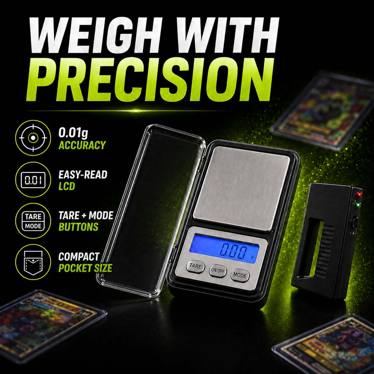 HitGauge™ Collector's Bundle – Scanner + Precision Scale Kit